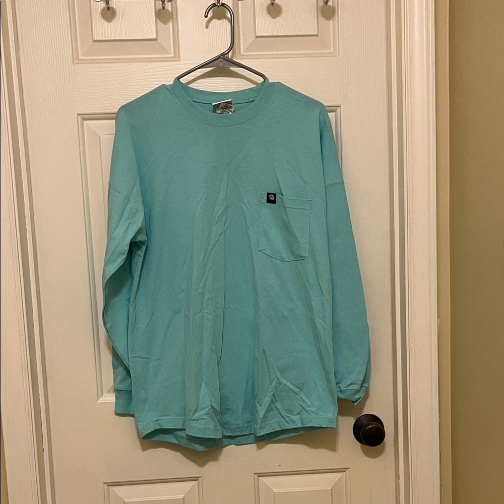 Simply Southern Aqua Crew Neck Shirt